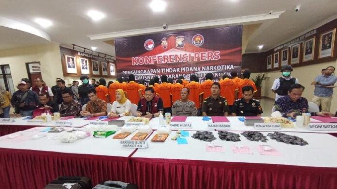 Belum Genap Sebulan di Tahun 2025, Ditresnarkoba Polda Kepri Ungkap 22 Kasus Narkoba