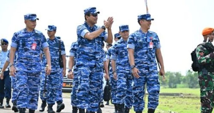 Danlanud Sultan Hasanuddin Dampingi Kasau Ground Breaking Satrad Takalar