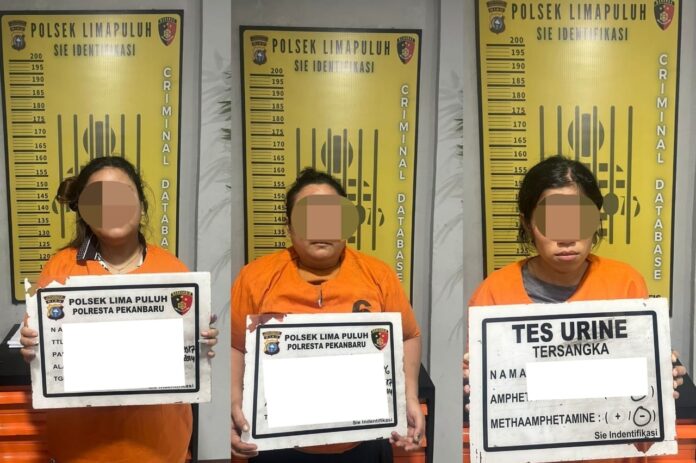 Diduga-pelaku-perdagangan-bayi-lewat-medsos-TikTok-yang-diamankan-Polsek-Limapuluh