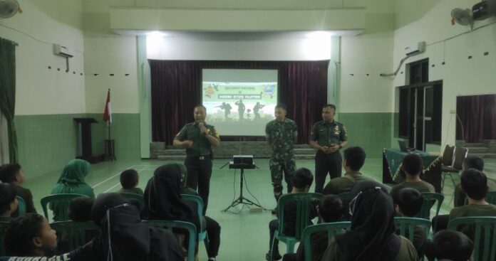 Kodim 0723 Klaten Terima Kunjungan Anak-Anak TK Islamic d'Vastu Klaten Utara