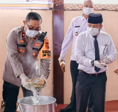 Narkoba Senilai Rp29,4 Miliar Dimusnahkan Polres Labuhanbatu, Pemilik Masih Buron