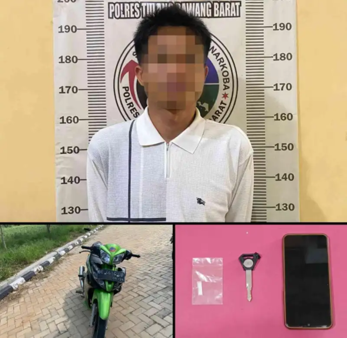 Satres Narkoba Polres Tubaba Tangkap Pemilik Sabu di Tiyuh Way Sido