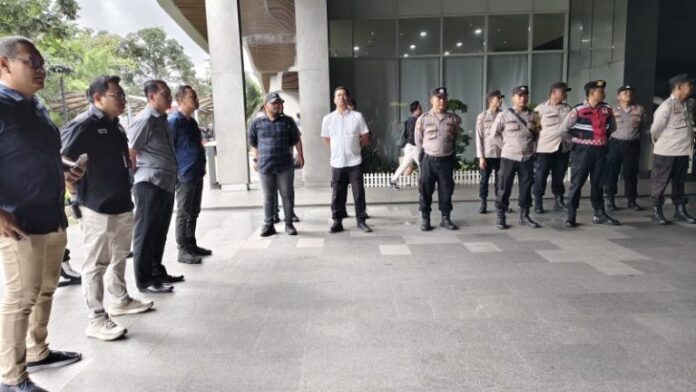 Apel Pengamanan untuk Antisipasi Aksi Unjuk Rasa di Pelindo Tower