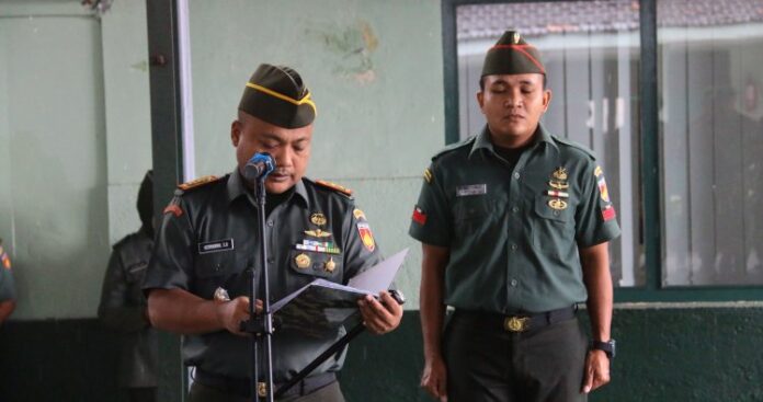 Dandim 0722_Kudus Memimpin Upacara Pelepasan Prajurit