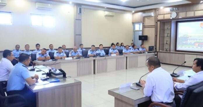 Danlanud Sultan Hasanuddin Menerima Kunjungan Tim BPK RI
