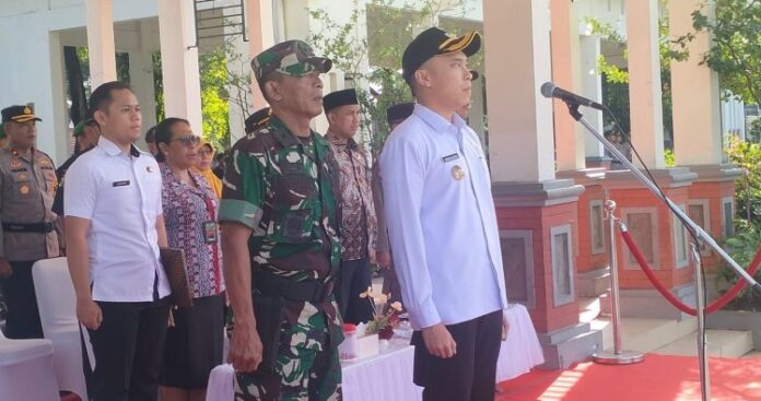 Forkopimda Lamongan Gelar Apel Pasukan Operasi Ketupat Semeru 2025