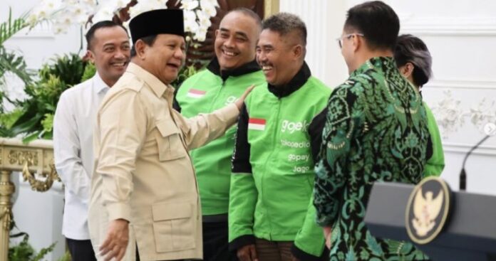 Presiden Prabowo Menginstruksikan Perusahaan Angkutan Online untuk Memberikan THR kepada Mitra Pengemudi 7 Hari Sebelum Lebaran