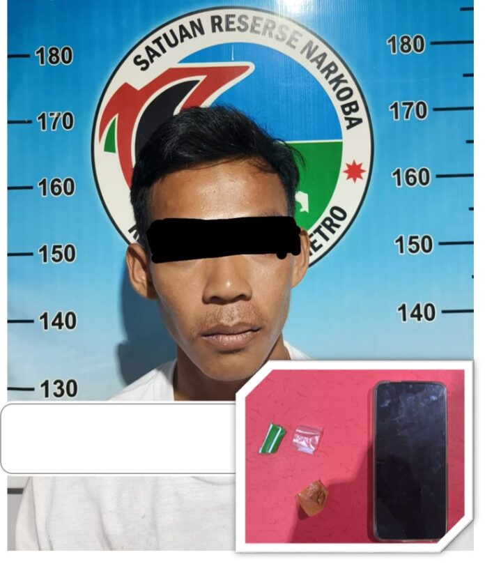 Sat Narkoba Polres Metro Tangkap Seorang Pria Pemilik Narkotika