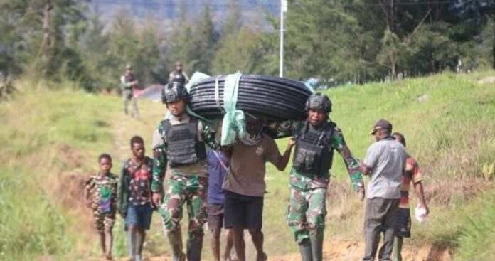 TNI Garda Terdepan Papua