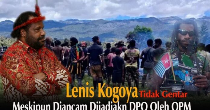 Tak Gentar! Lennis Kogoya Tantang OPM yang Mengancam Dirinya Masuk DPO