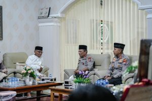 Dampingi Kapolda Jatim Kunjungi Ketua Umum MUI di Kota Kediri