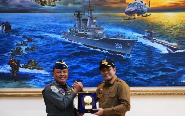 Pemkab Bersama TNI AL Kuatkan Kolaborasi di Berbagai Sektor