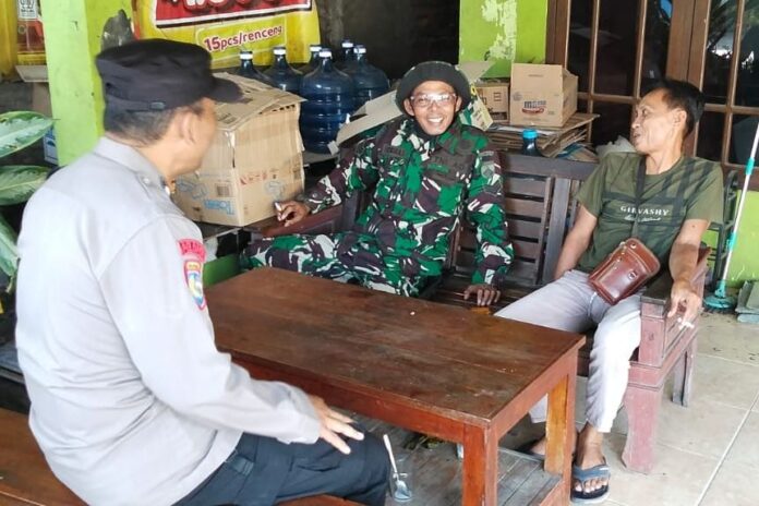 Kekompakan dan Sinergitas, Babinsa dan Bhabinkamtibmas Komsos
