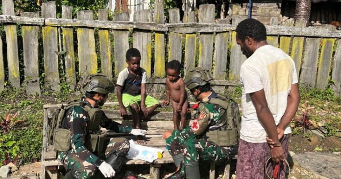 Misi Kemanusiaan TNI di Tanah Papua