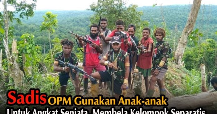 OPM Seret Anak-Anak dalam Perang