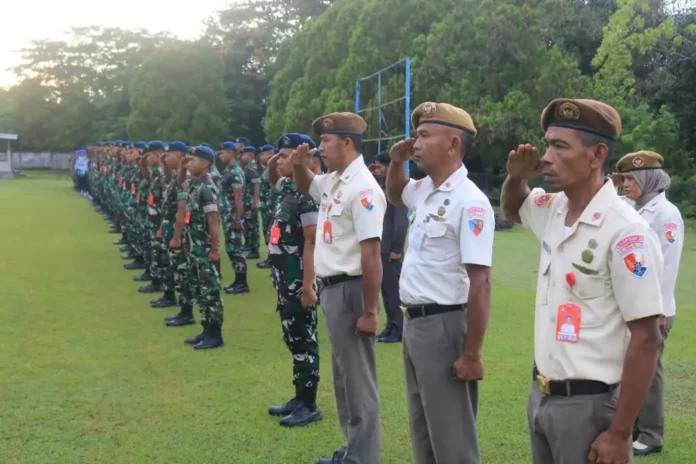 Apel Khusus di Lapangan Apel Mako Lanud Leo Wattimena, Kecamatan Morotai Selatan, Kabupaten Pulau Morotai, Maluku Utara