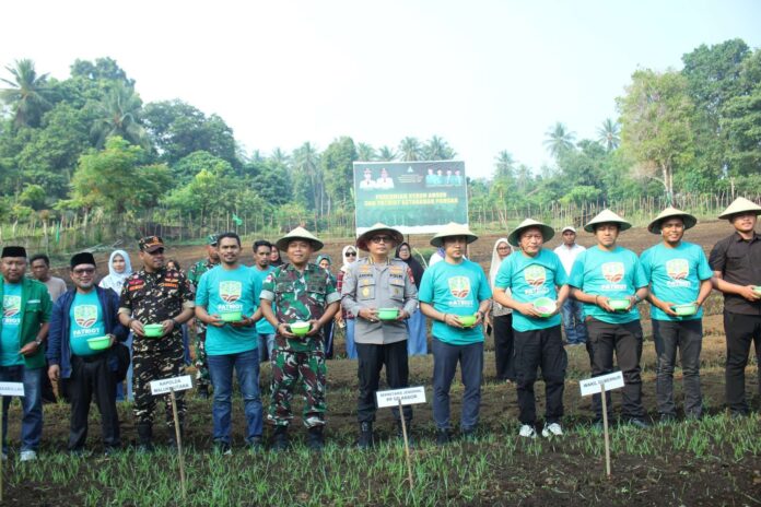 Peresmian Kebun Ansor Patriot Ketahanan di RT 03 RW 01 Kelurahan Kastela, Kecamatan Pulau Ternate, Kota Ternate, Maluku Utara