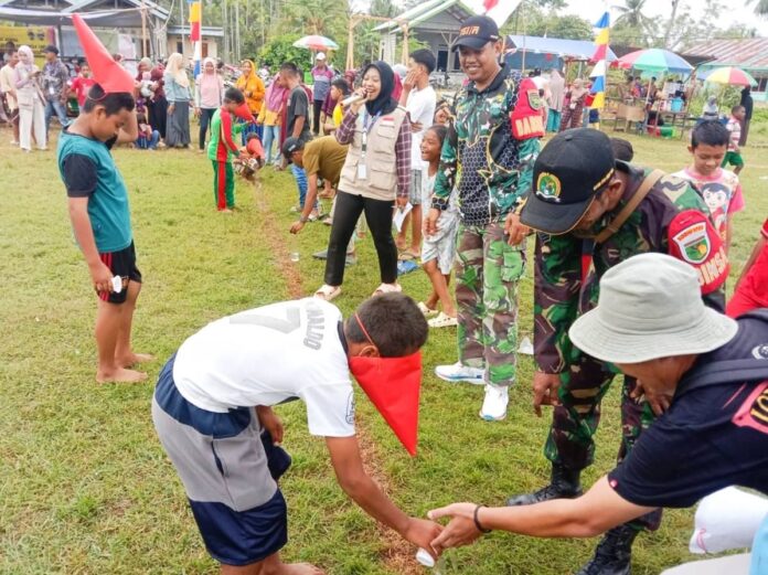 Perlombaan Rakyat Meriahkan HUT RI di Skanto