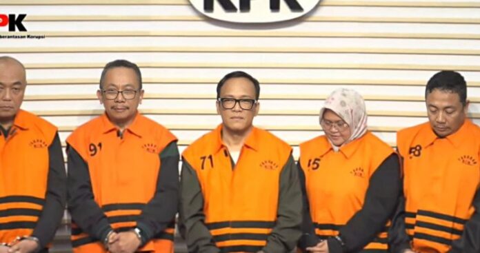 Wamenaker Noel dan 10 tersangka kini Jadi Penghuni Rumah Tahanan KPK Jakarta